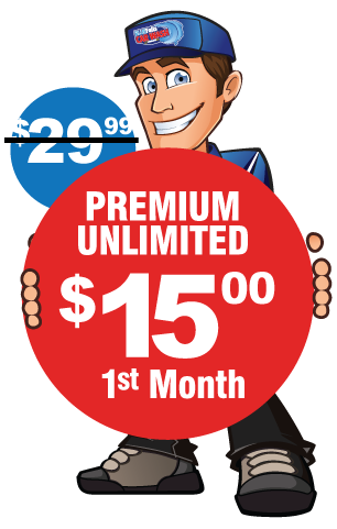 Unlimited Monthly Premium - $29.99 per Month