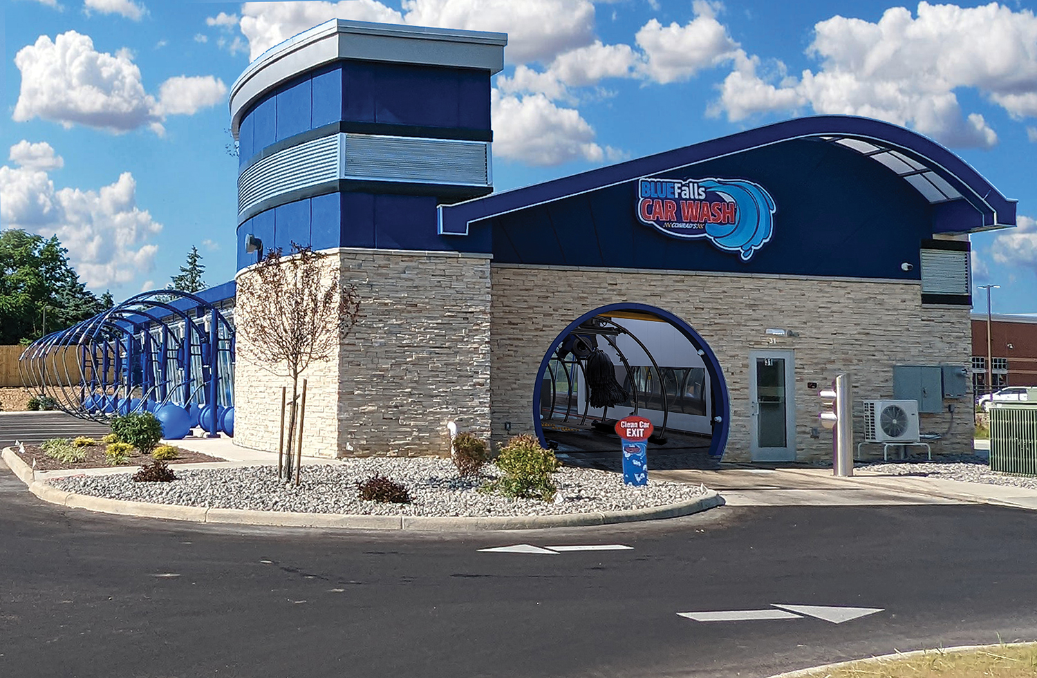 Cuyahoga Falls Blue Falls Car Wash by Conrad's