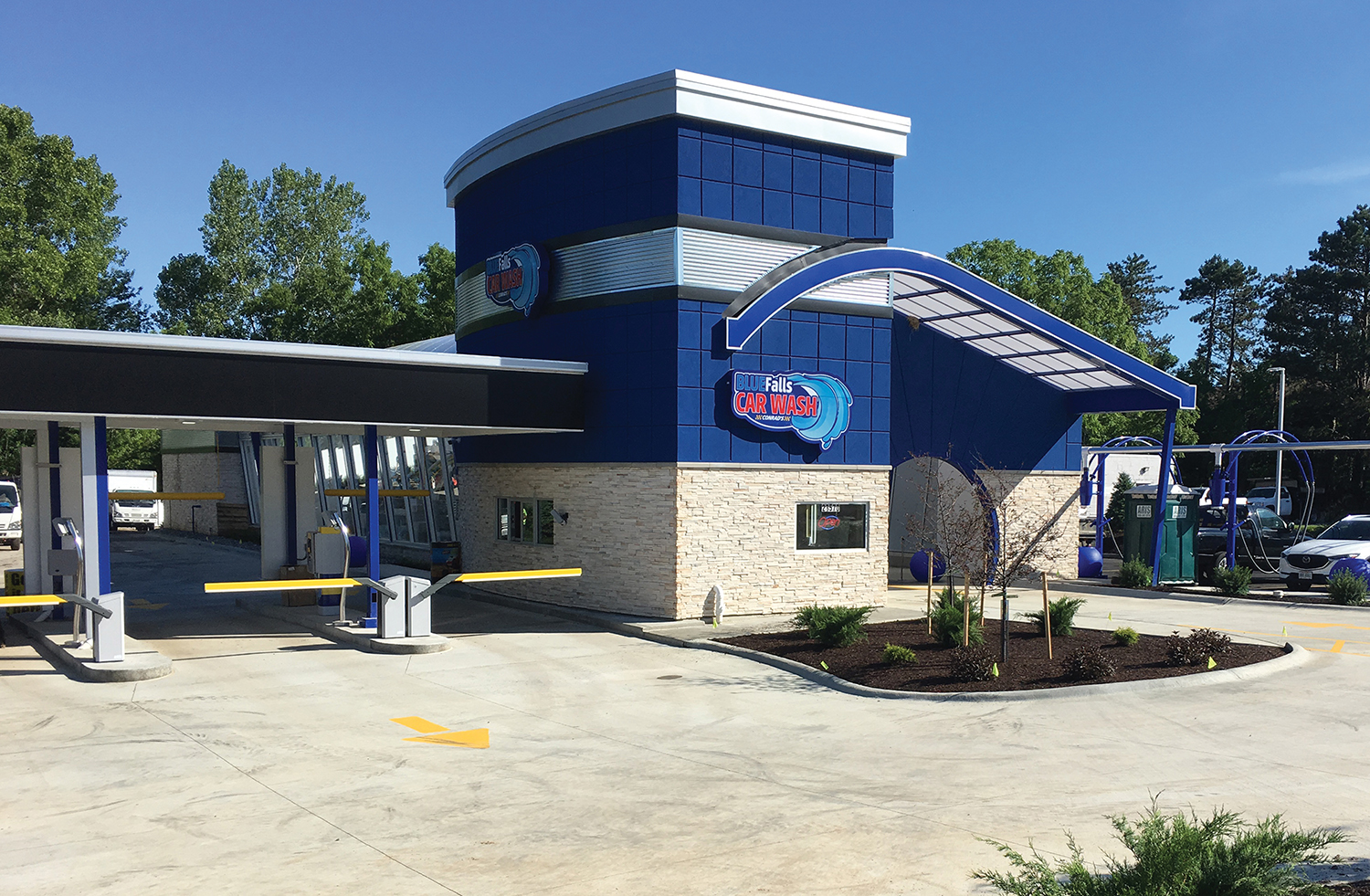 North Olmsted Blue Falls Car Wash by Conrad's