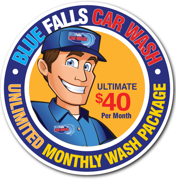 Blue_Falls_Wally_ULTIMATE_offer_in_circle Blue Falls Car Wash Deluxe Wash Package